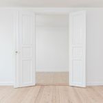 Open Shelving - minimalist photography of open door