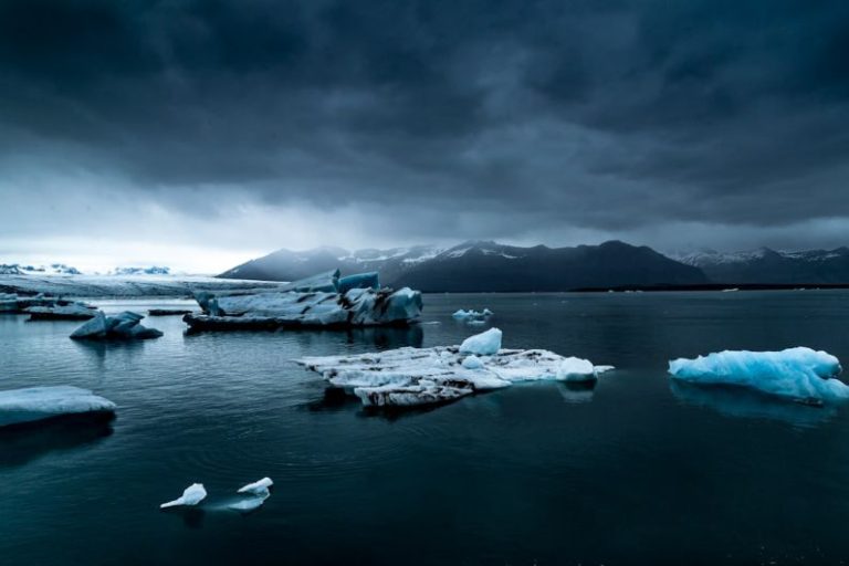Floating Shelves - glacier near body of water