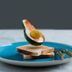 Floating Shelves - avocado toast served on plate
