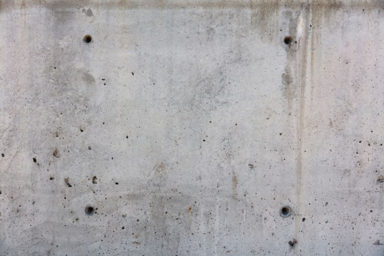 Materials - grey metal door with hole