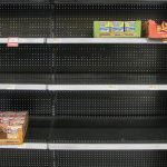 Shelves - Empty grocery store shelves