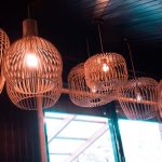 Decor Items - a number of lights hanging from a ceiling