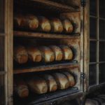 Rustic Shelf - brown breads on brown wooden cabinet