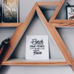 Shelving - Punch your fears in the Face poster in wall shelf