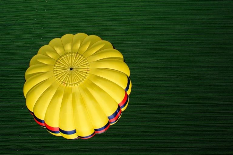Floating Shelves - photo of yellow parachute