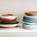 Custom Shelving - assorted-color ceramic plates and saucers